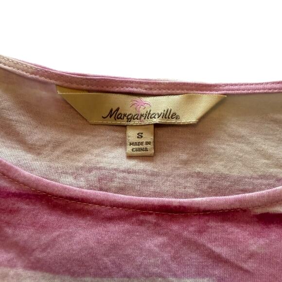 NEW Margaritaville Drop Shoulder Dress Drawstring Waist Pink Mauve - Size Small - Picture 2 of 11